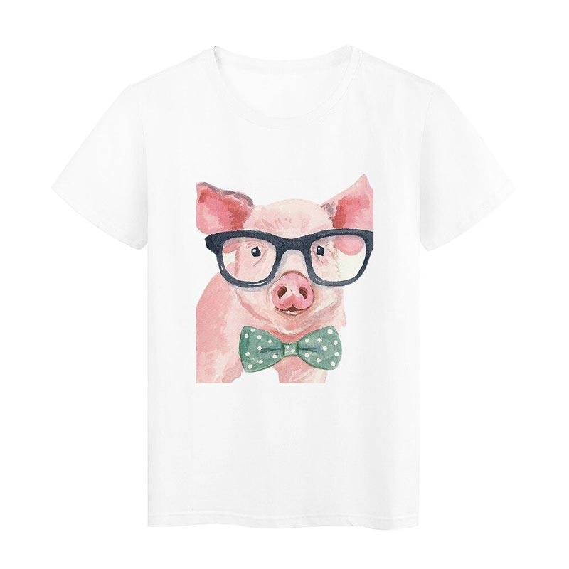 T-shirt le cochon à lunette - Le Petit Fermier