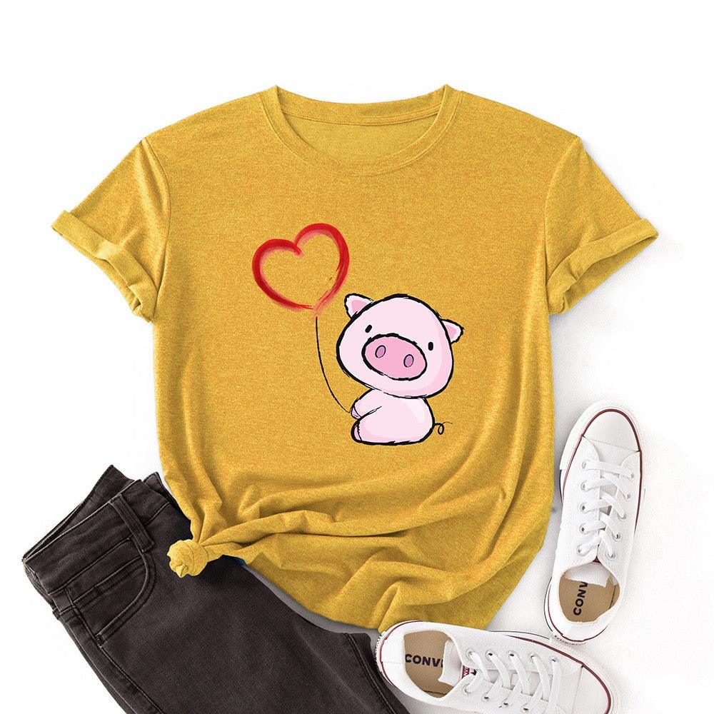 T-shirt le cochon et son ballon - Le Petit Fermier