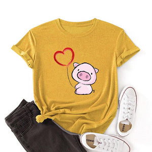 T-shirt le cochon et son ballon - Le Petit Fermier