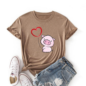 T-shirt le cochon et son ballon - Le Petit Fermier