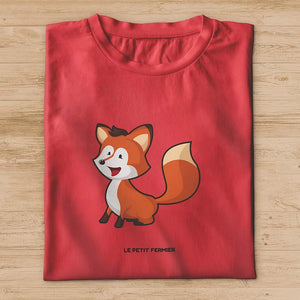 T-shirt renard cartoon - Le Petit Fermier