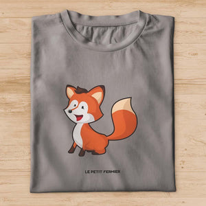 T-shirt renard cartoon - Le Petit Fermier