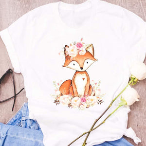 T-shirt renard kawaii - Le Petit Fermier