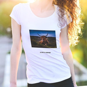 T-shirt vache Highland - Le Petit Fermier