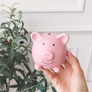 Tirelire cochon rose céramique - Le Petit Fermier