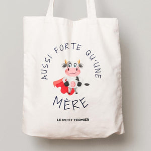 Tote Bag Aussi forte qu'une mère - Le Petit Fermier