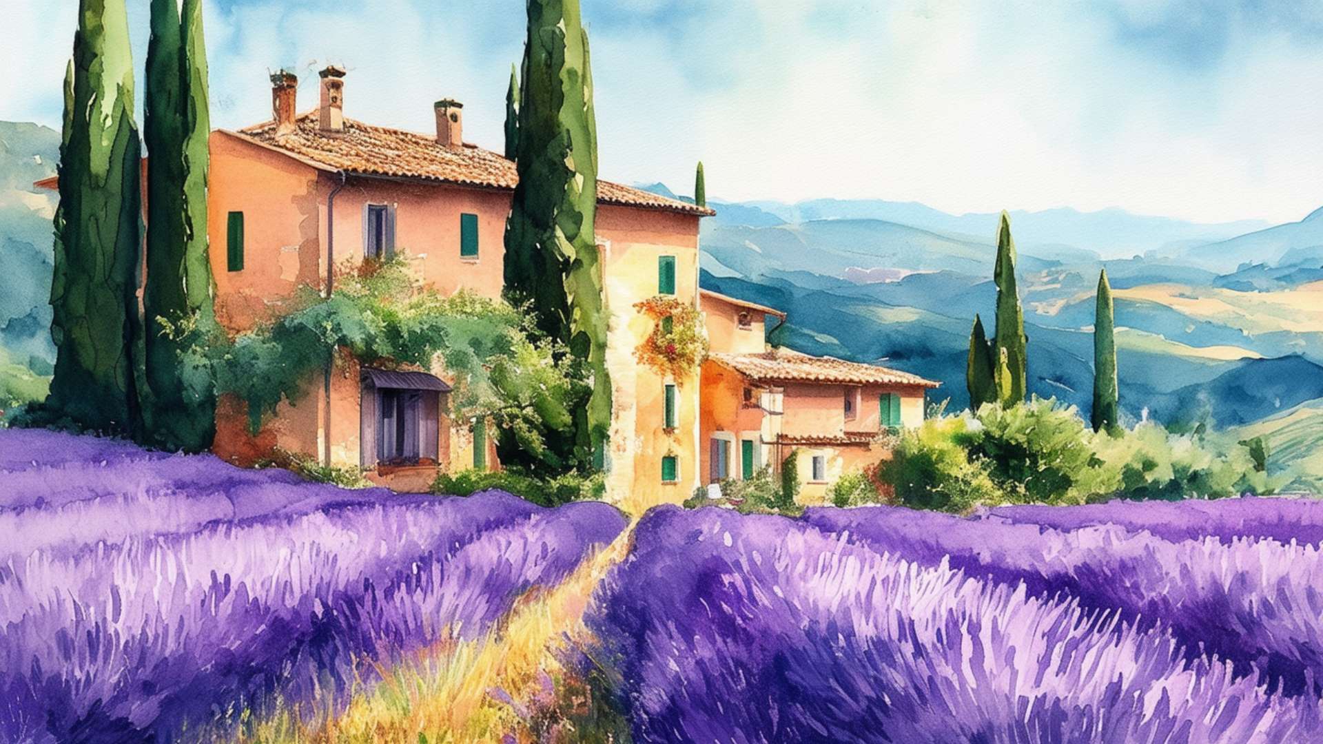Les plus beaux tableaux paysages provençaux
