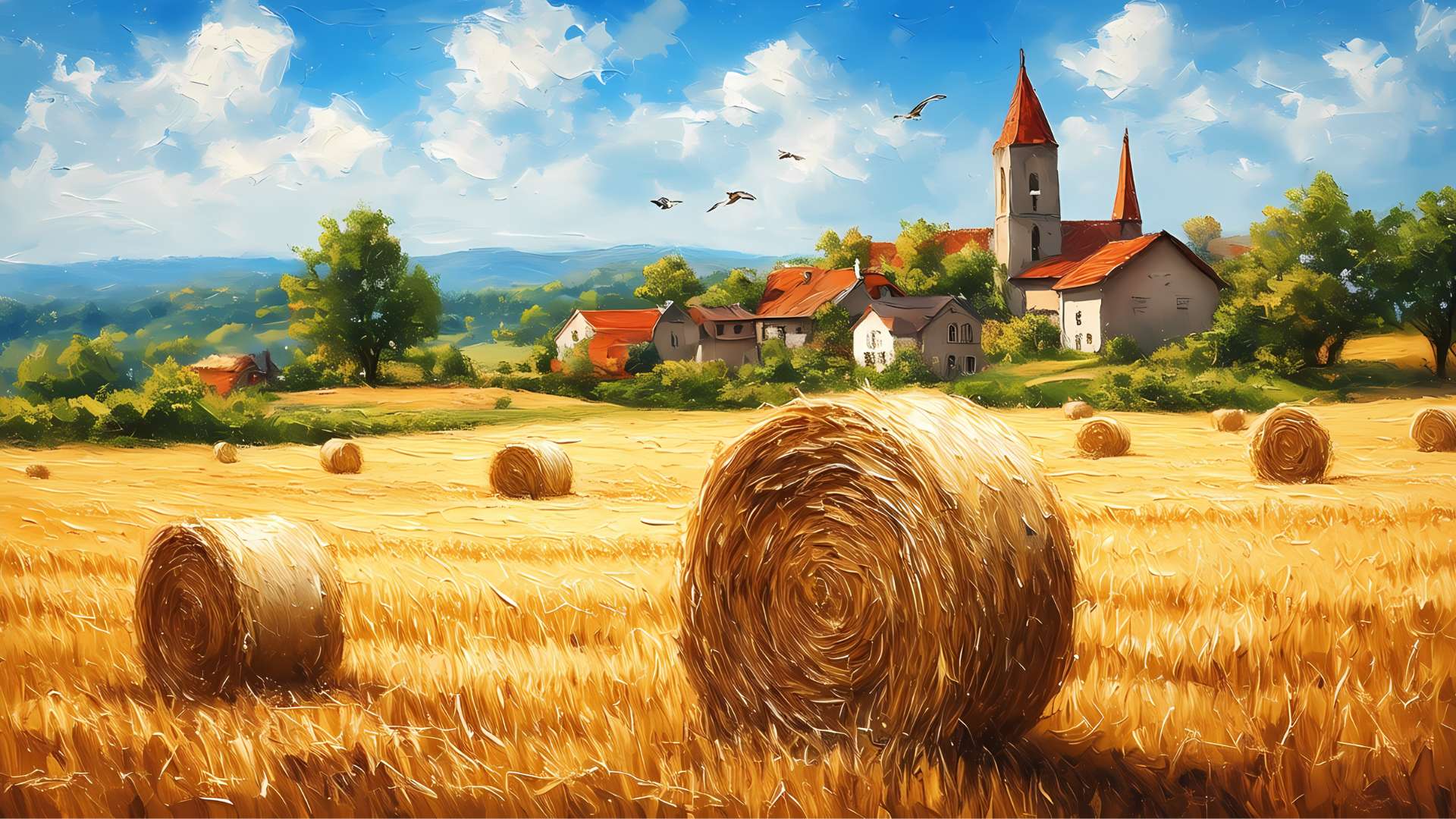 Peindre paysage facile