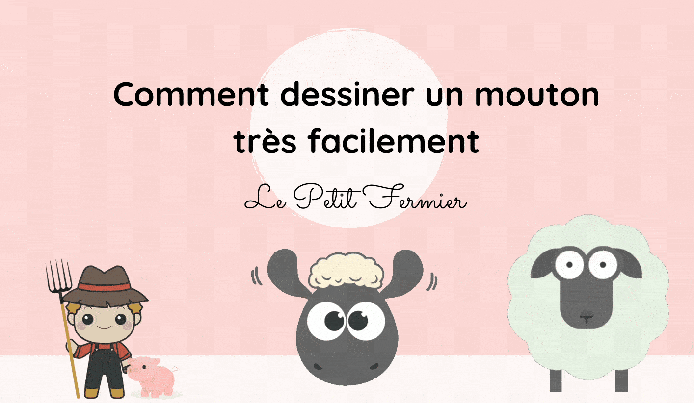 Comment dessiner un mouton (très) facilement - Le Petit Fermier