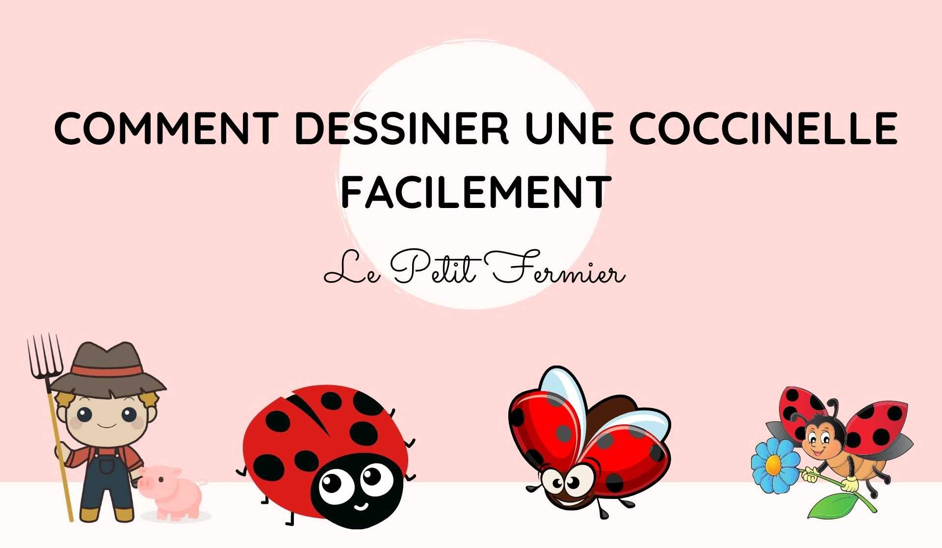 Comment dessiner une coccinelle facilement - Le Petit Fermier