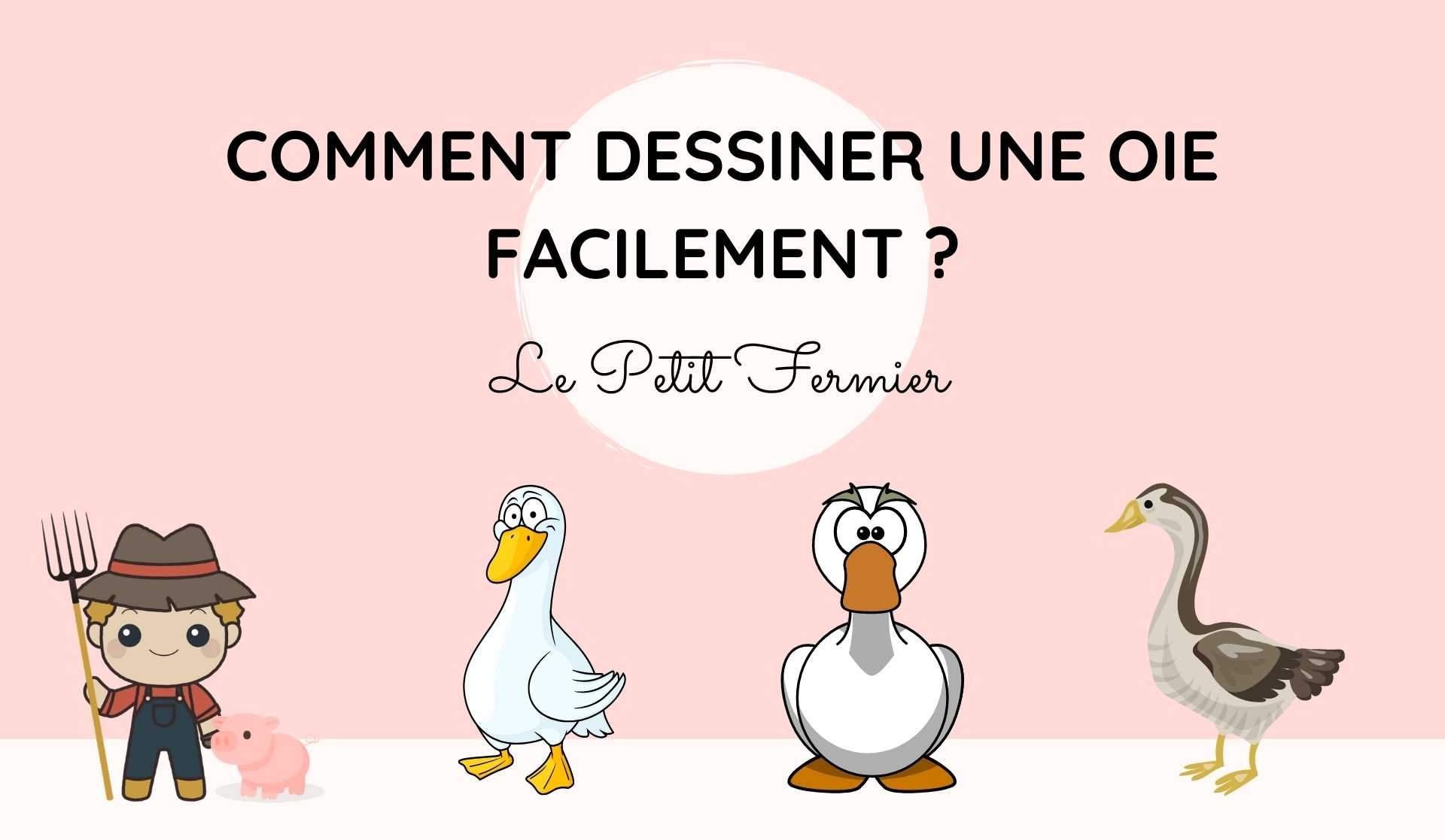 Comment dessiner une oie facilement - Le Petit Fermier