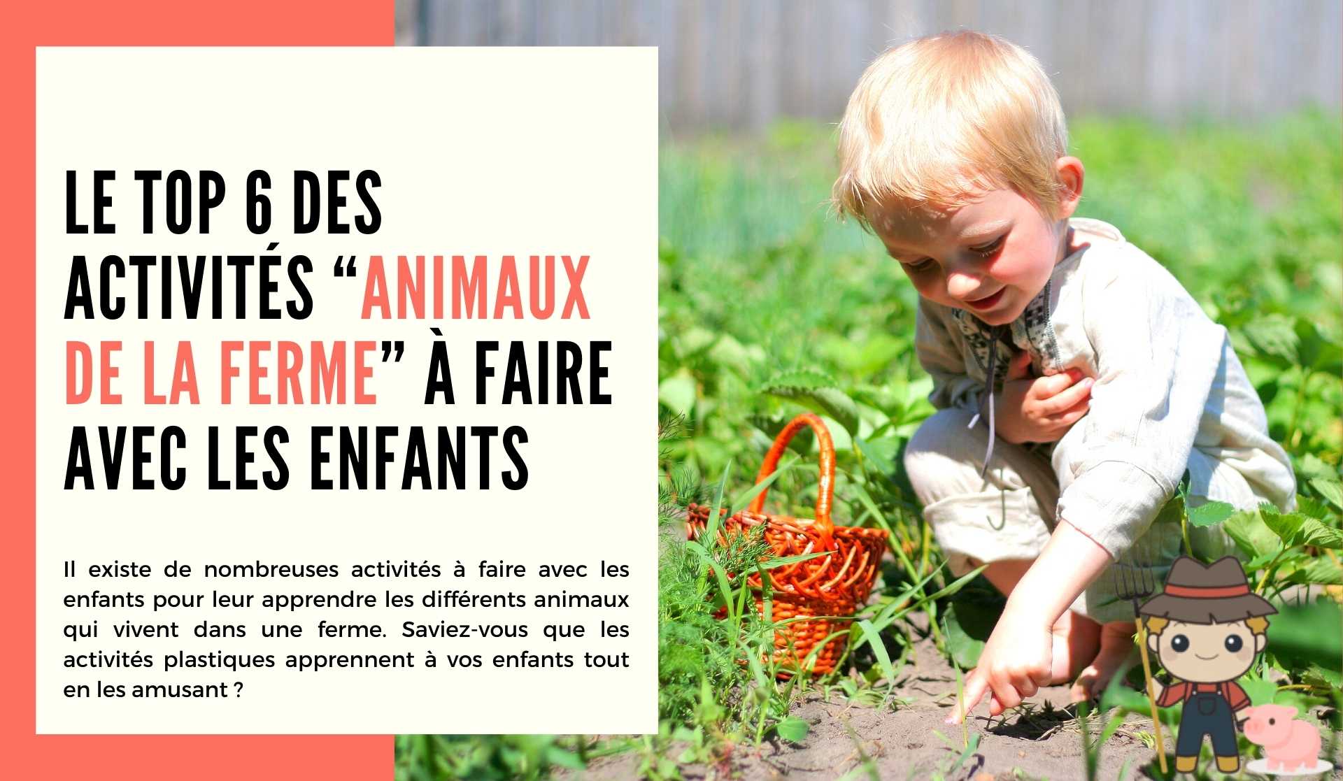 Le top 6 des activités “animaux de la ferme” à faire avec les enfants - Le Petit Fermier
