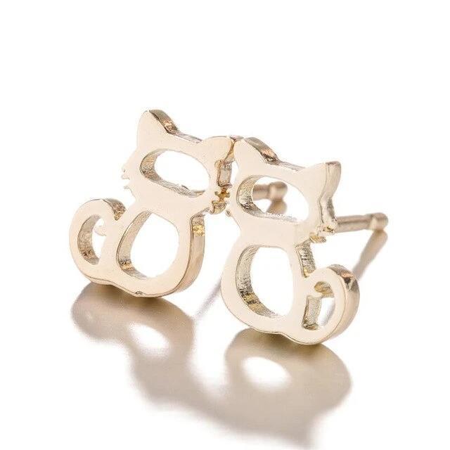 BOUCLES D'OREILLES CHAT - Le Petit Fermier