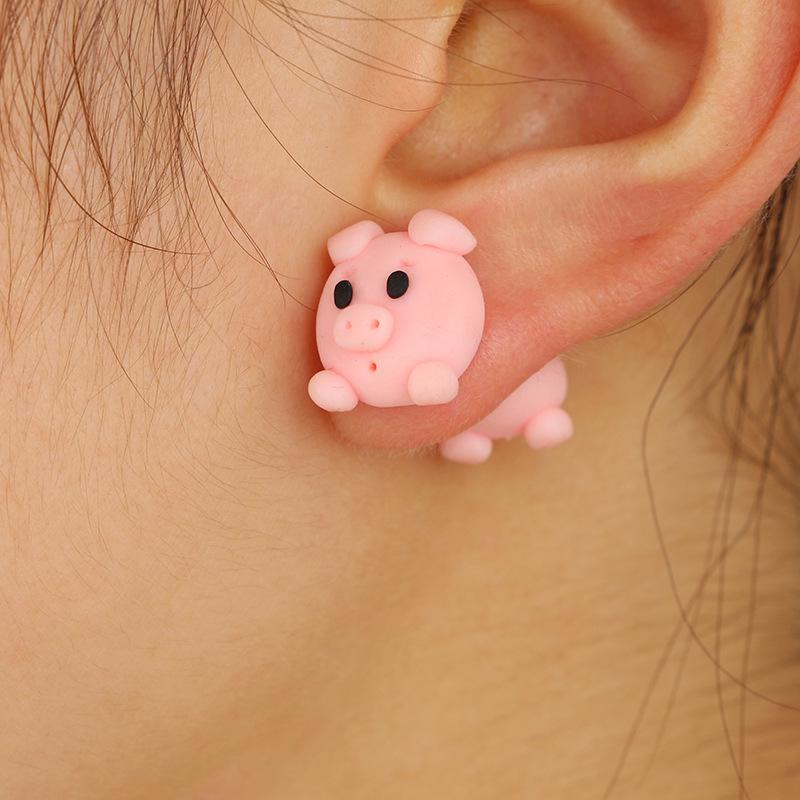 BOUCLES D'OREILLES COCHON - Le Petit Fermier