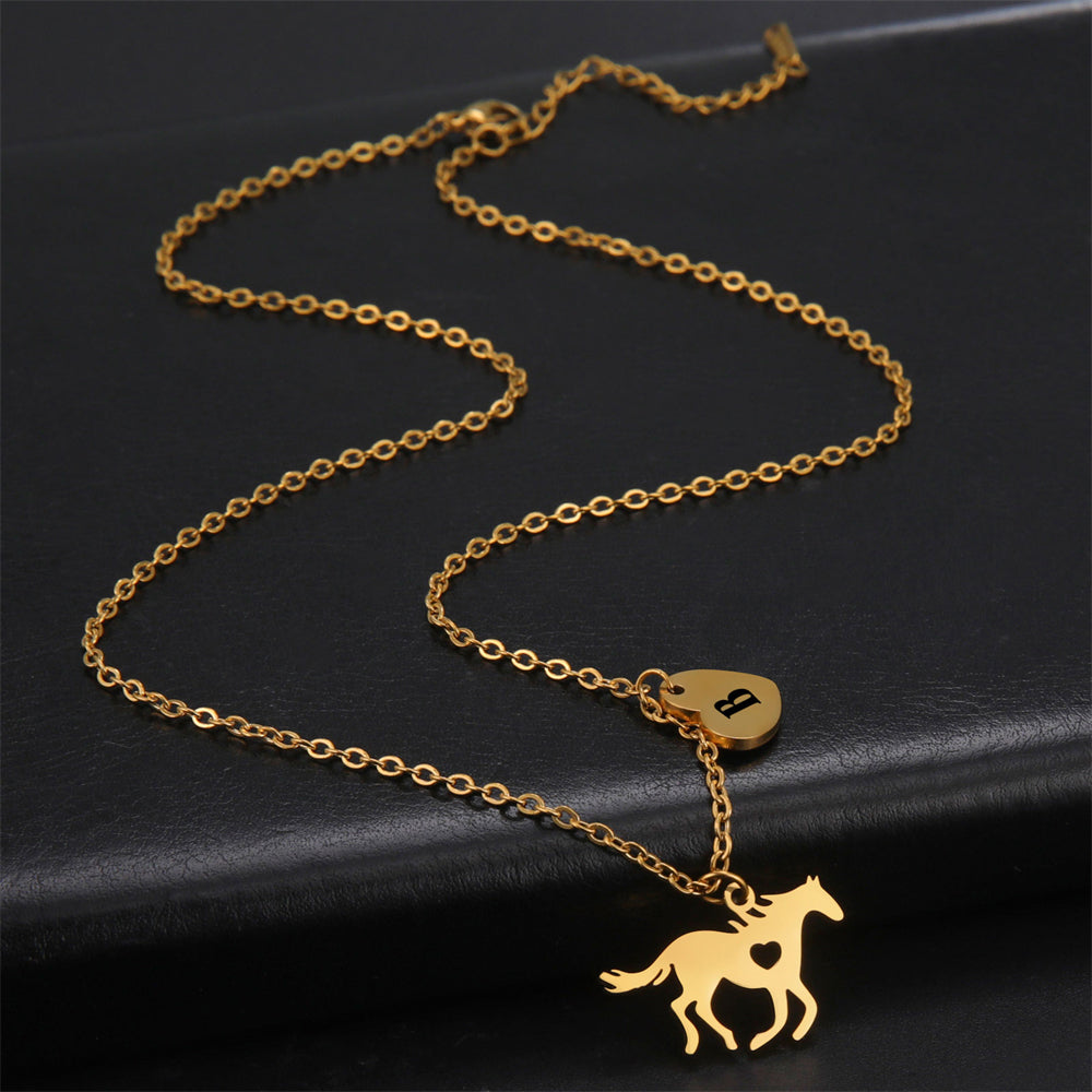 Pendentif cheval personnalisé - Le Petit Fermier