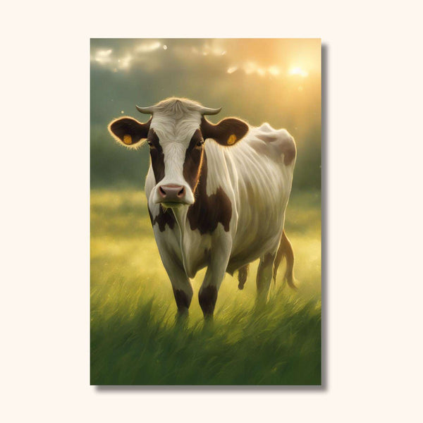 Affiche vache HOLSTEIN