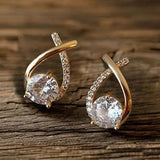 Boucle d'oreille cristal