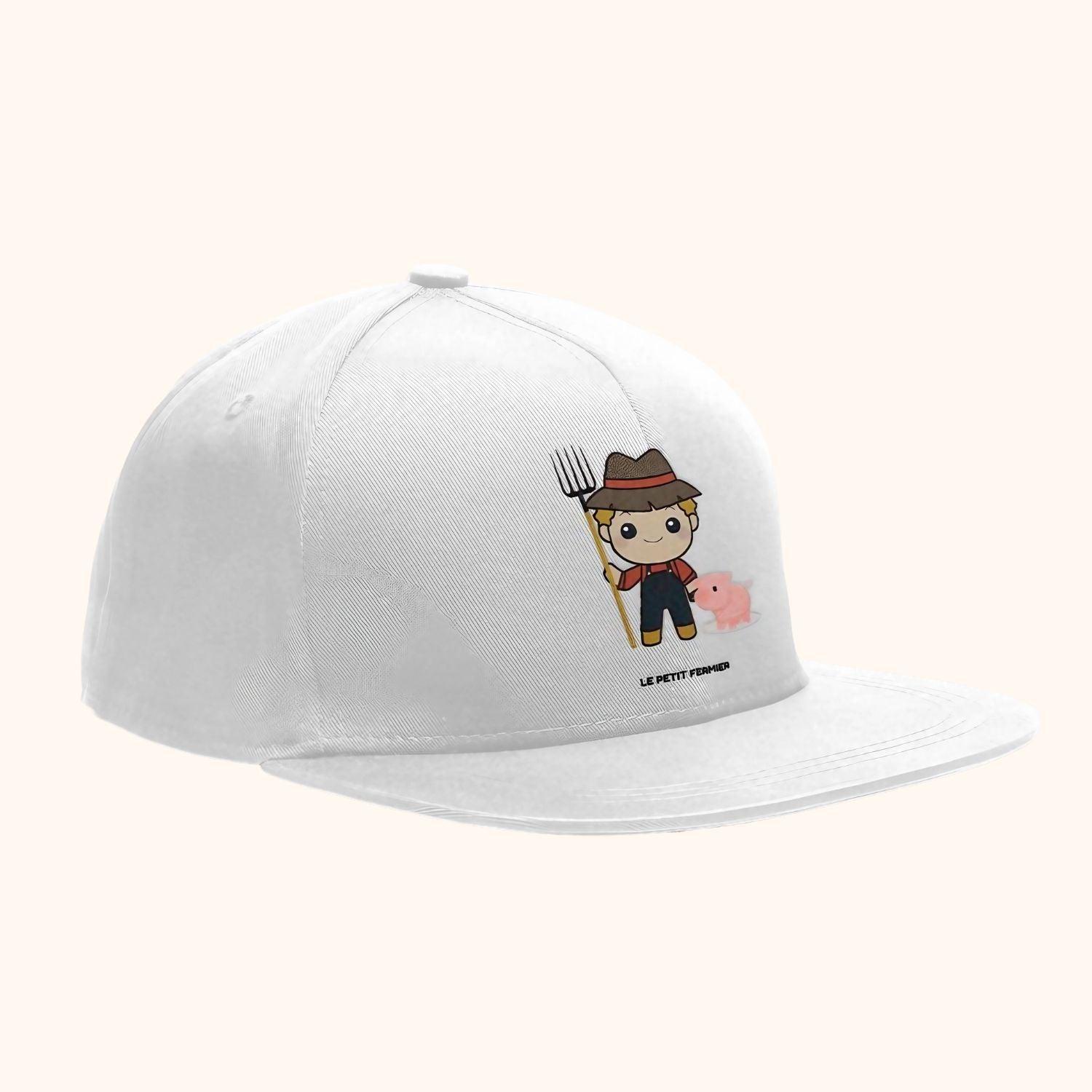 Caquette blanche Le Petit Fermier