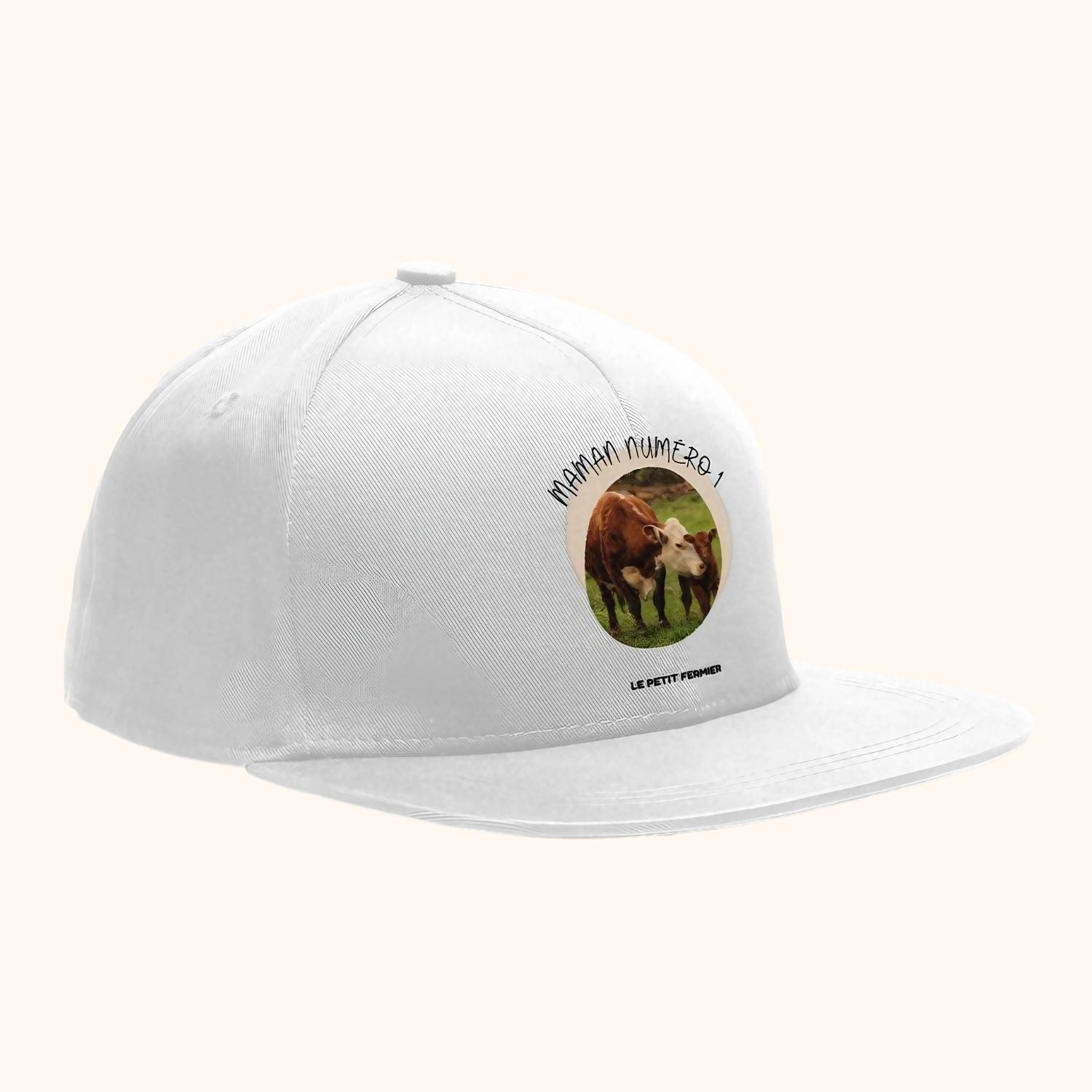 Caquette blanche maman numéro 1