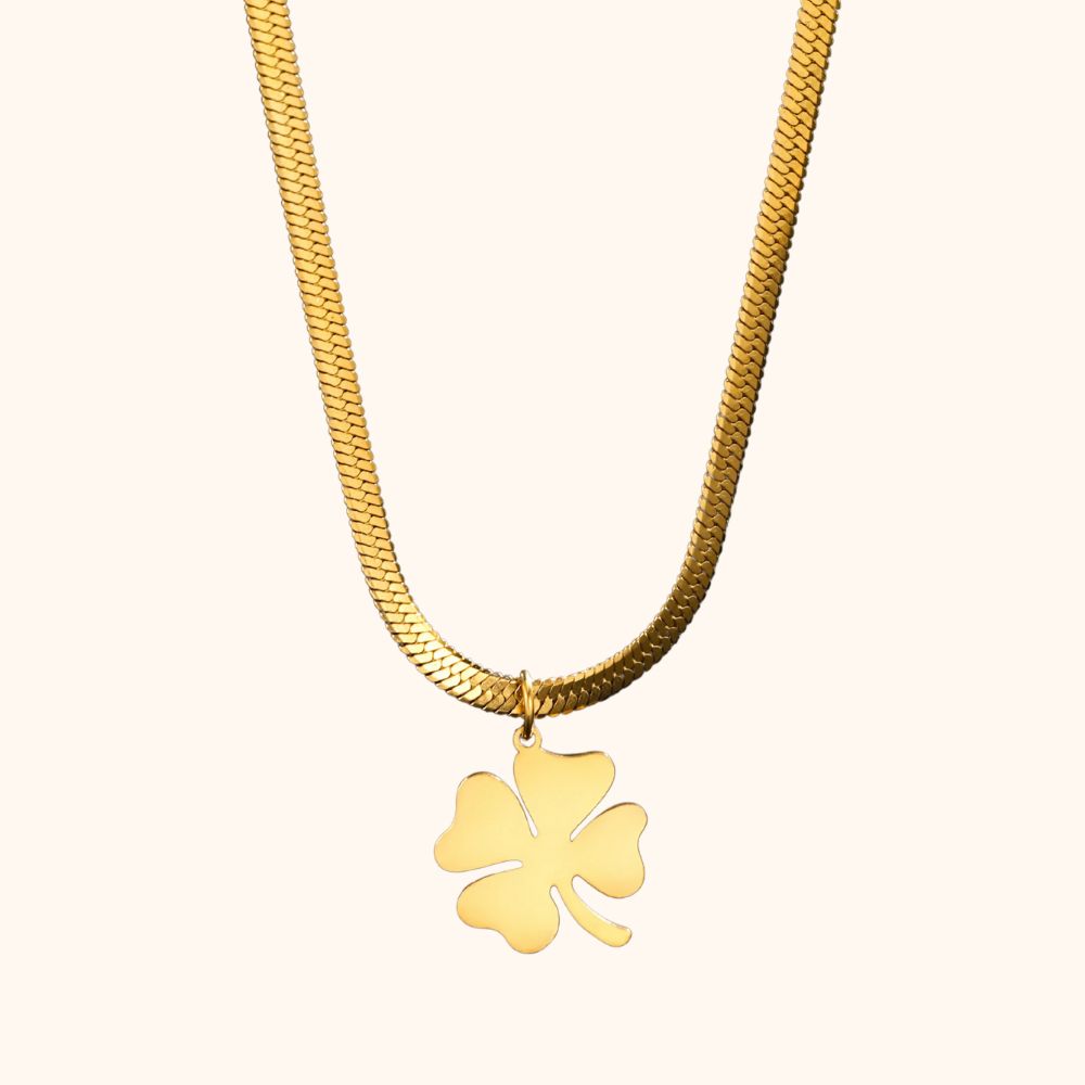 Collier avec trèfle – Le Petit Fermier