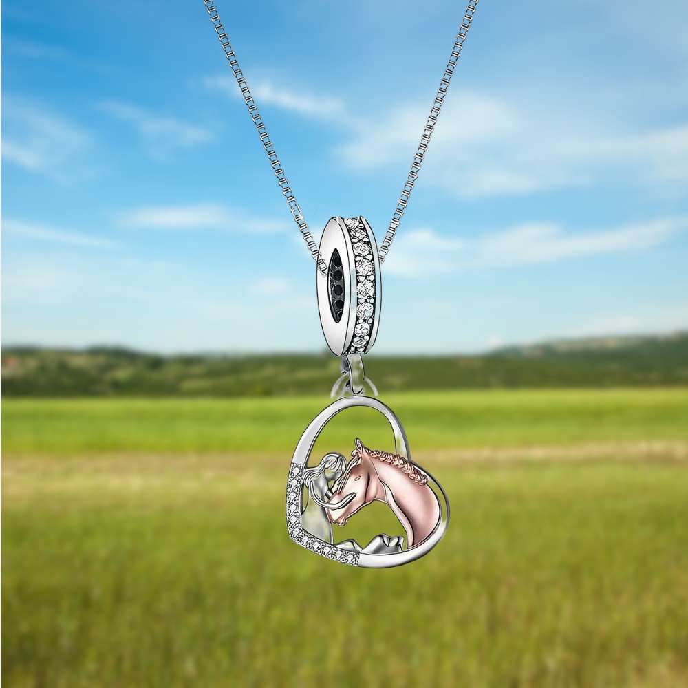 Collier cheval argent ECLAT