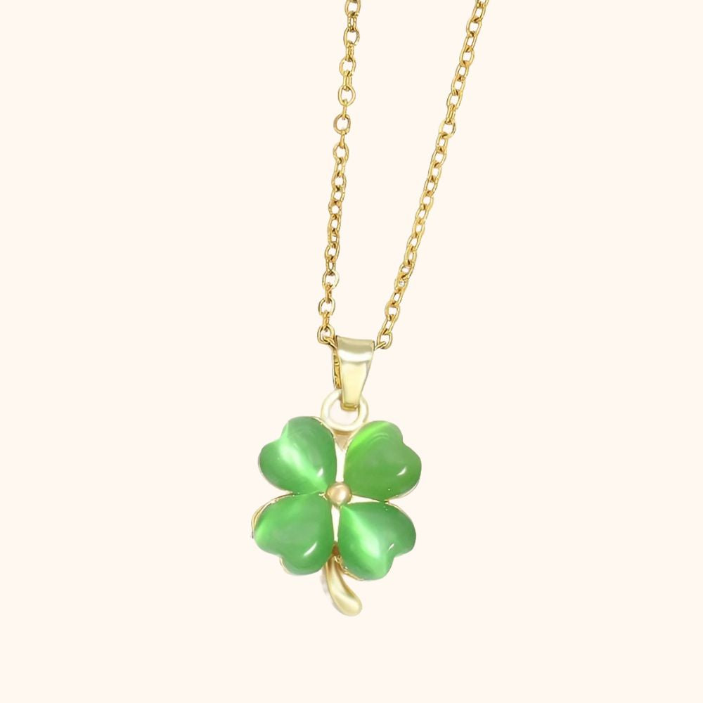 Collier trèfle à 4 feuilles