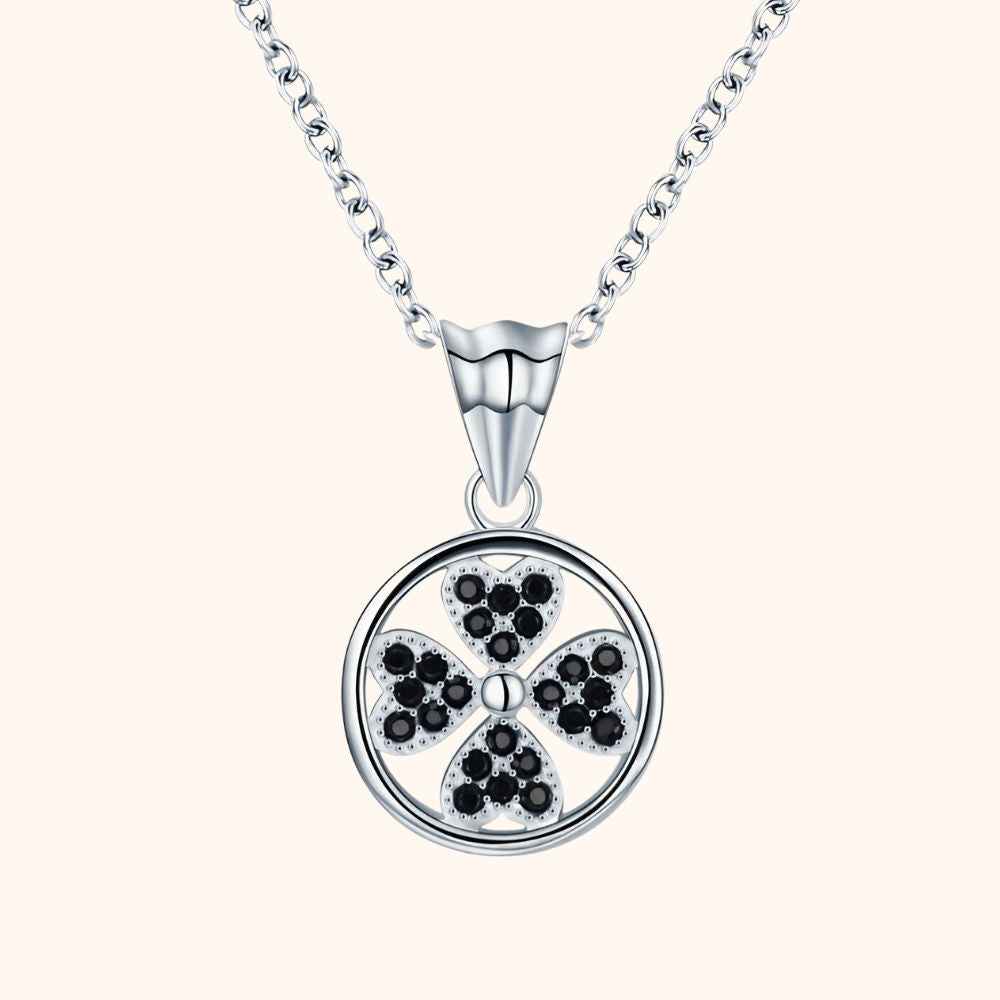 Collier trèfle argent