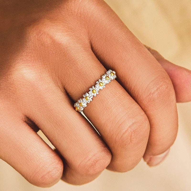 Bague de fiançailles marguerite - Le Petit Fermier