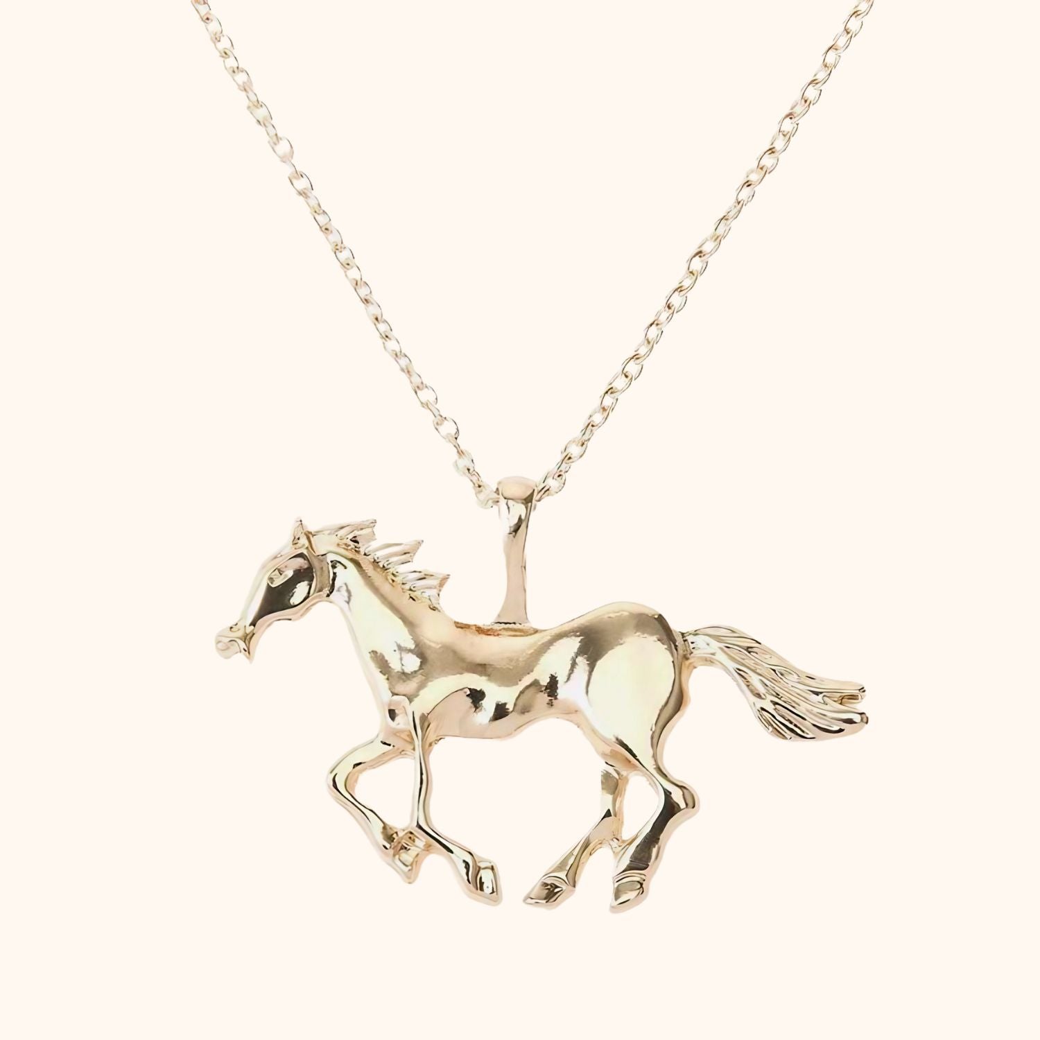 Pendentif petit cheval au galop