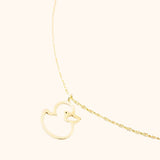 Collier minimaliste canard