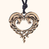 Pendentif celtique chevaux