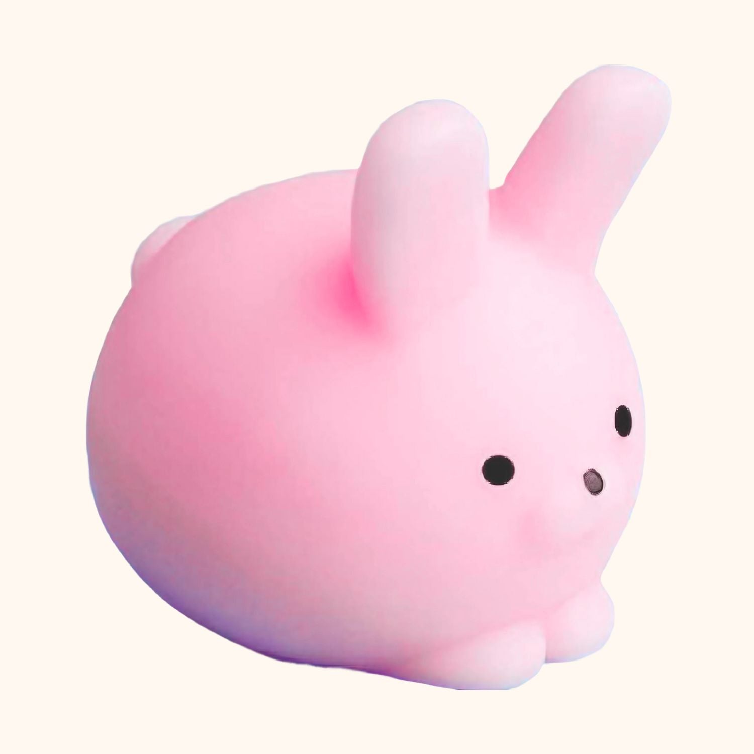 Figurine lapin rose anti-stress