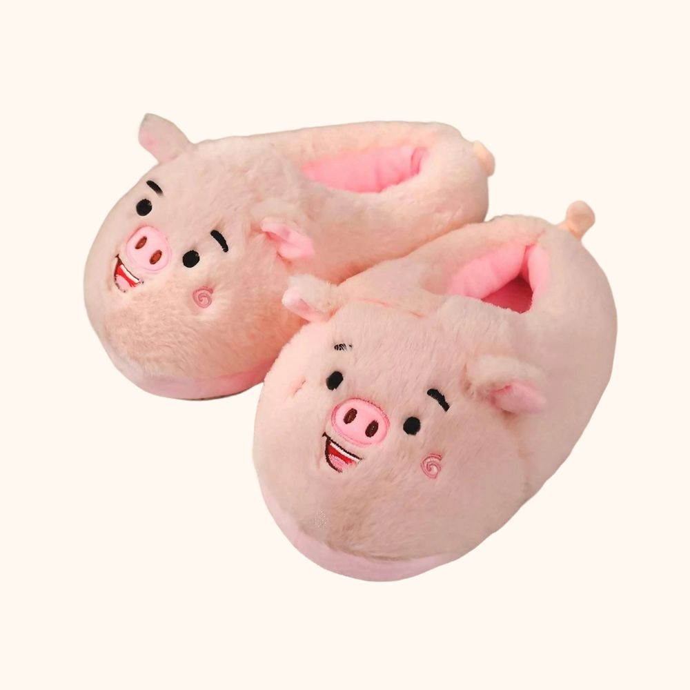 Chaussons cochons trop rigolos