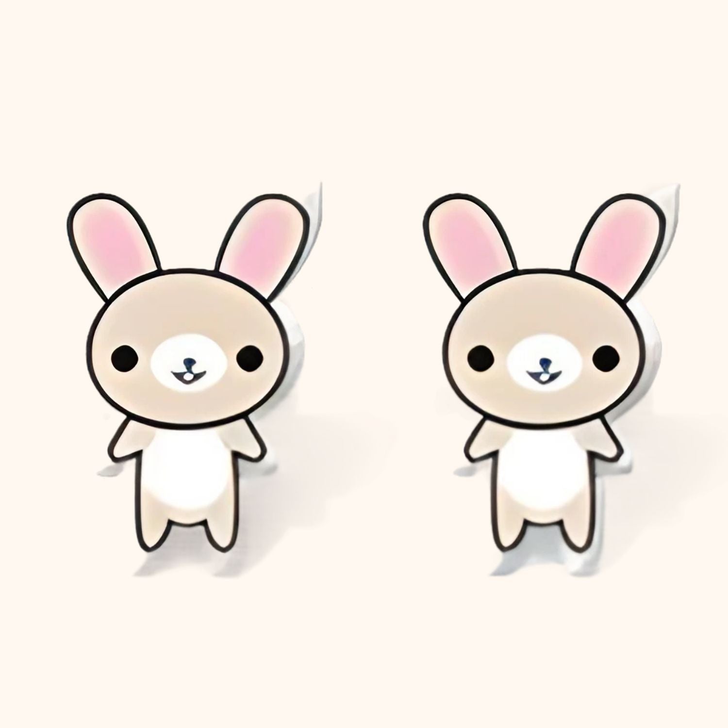 Boucles d'oreilles kawaii lapin