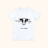 T-shirt cardiogramme vache