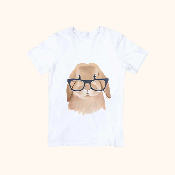 T-shirt le lapin à lunette