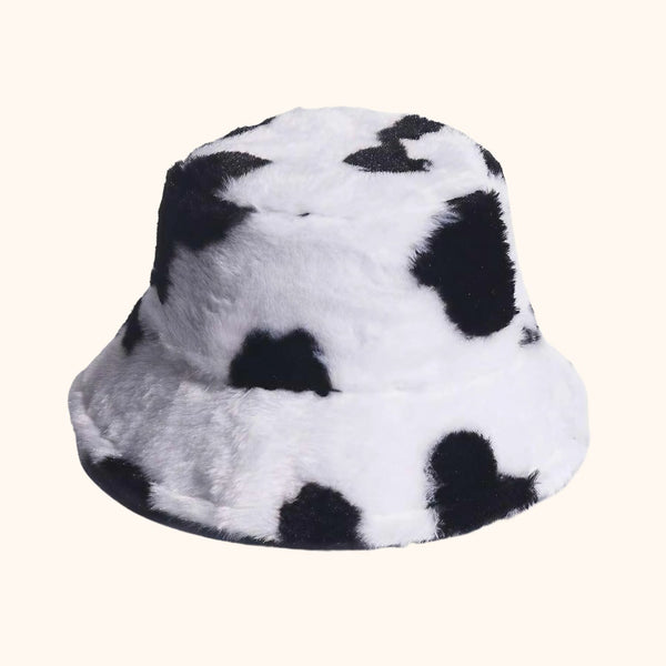 Chapeau motif vache