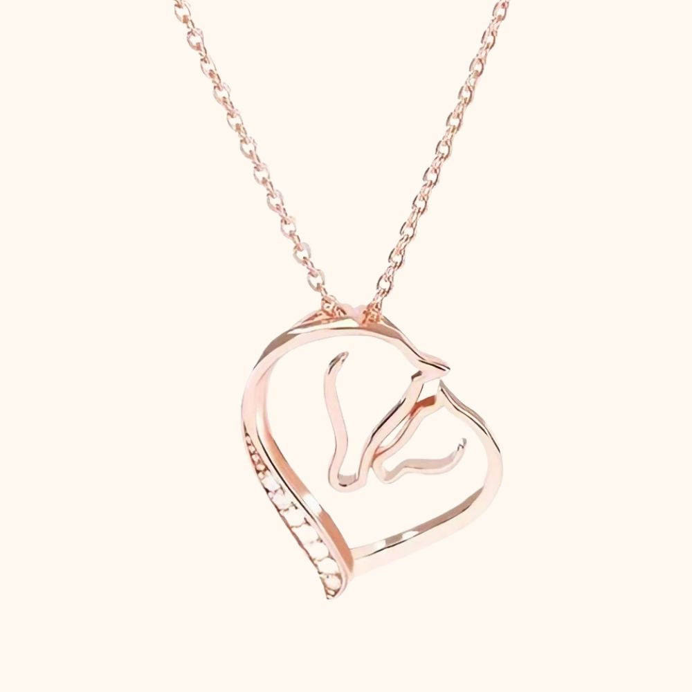 Collier grand amour de chevaux
