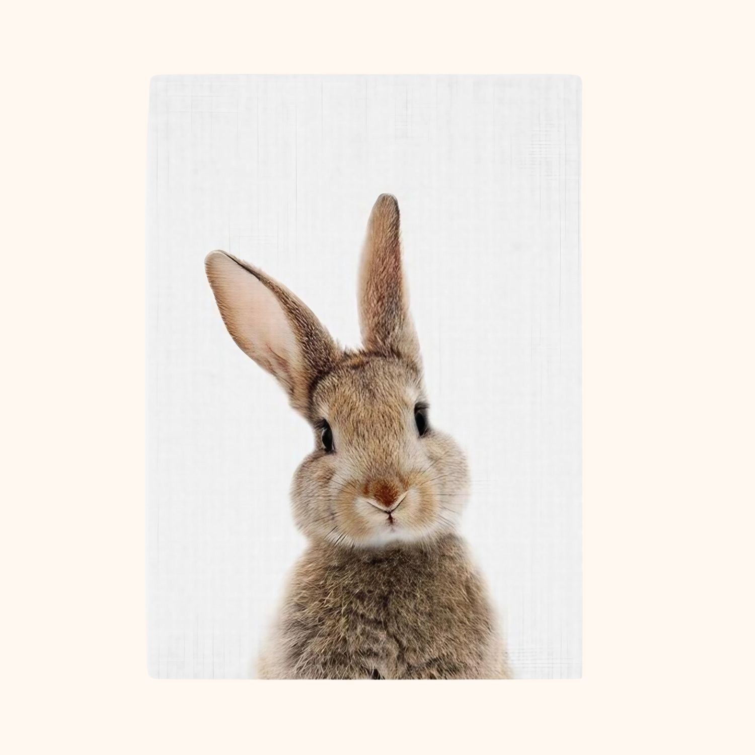 Tableau lapin portrait
