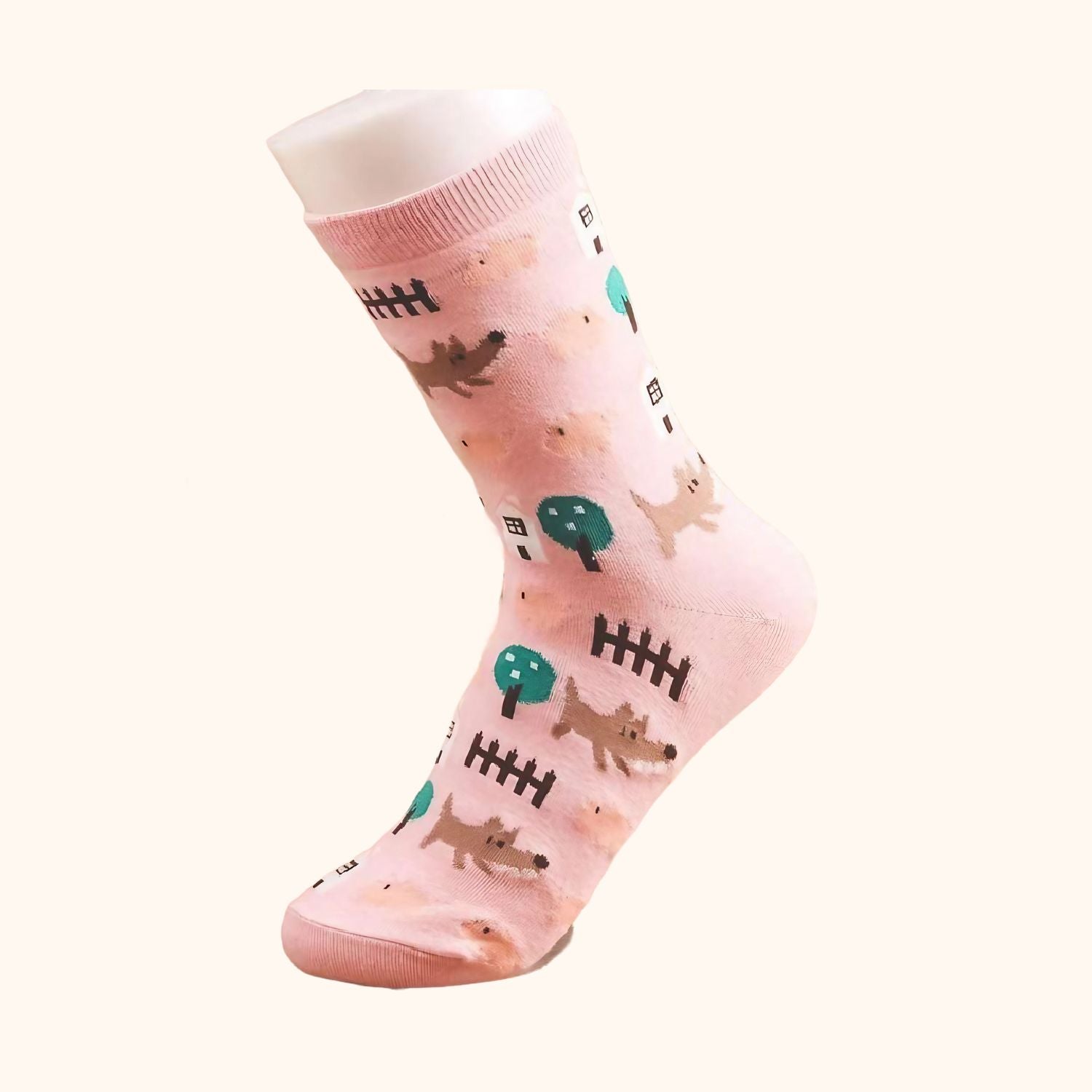 Chaussettes roses cochon