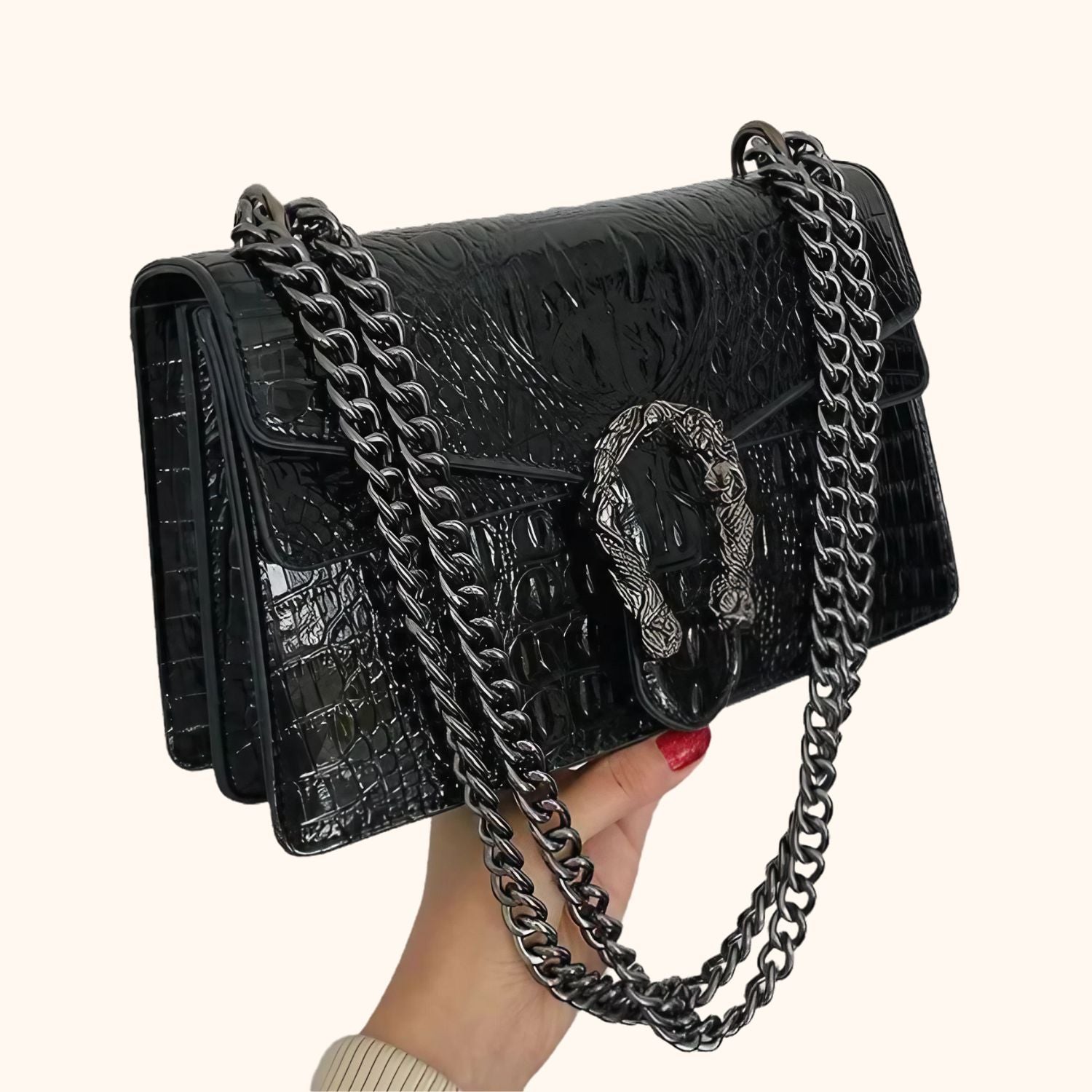 Sac fer à cheval noir