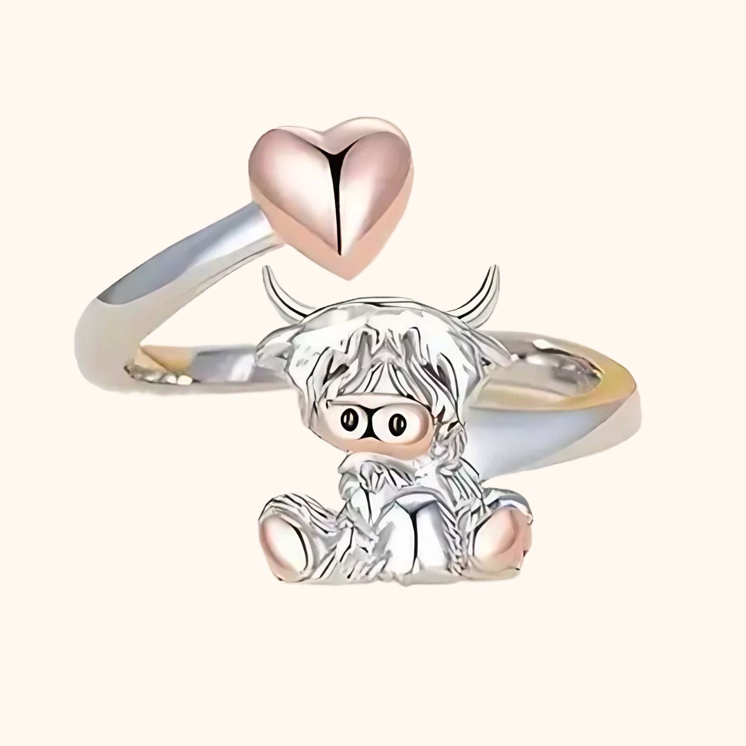 Bague vache Highland CHARMEUH