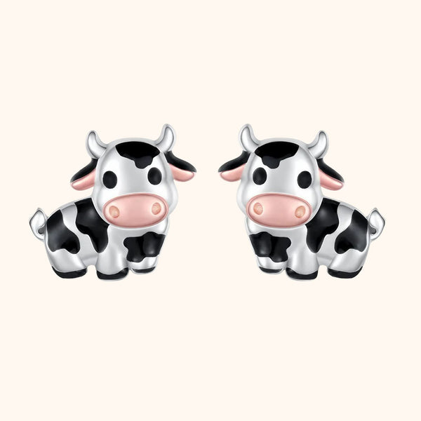 Boucles d'oreilles vache kawaii LACTÉ