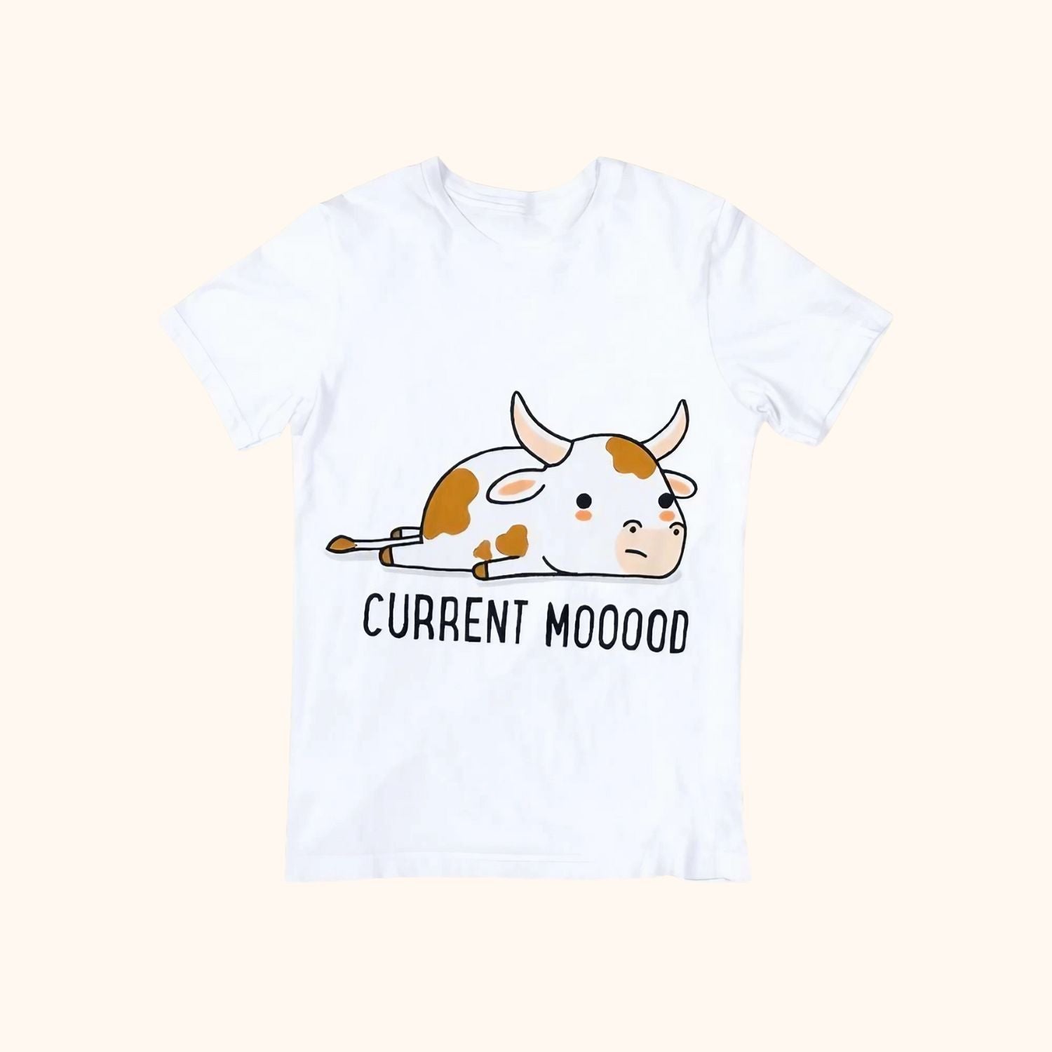 T-shirt vache CURRENT MOOOOD