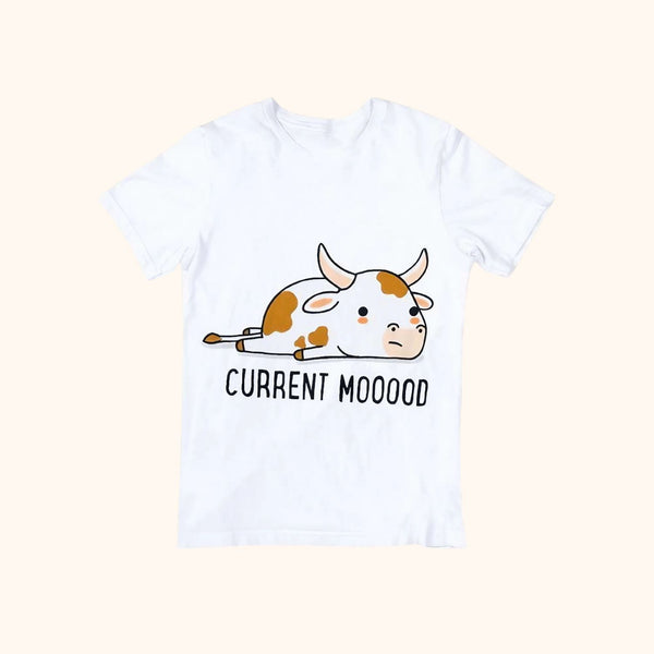 T-shirt vache CURRENT MOOOOD