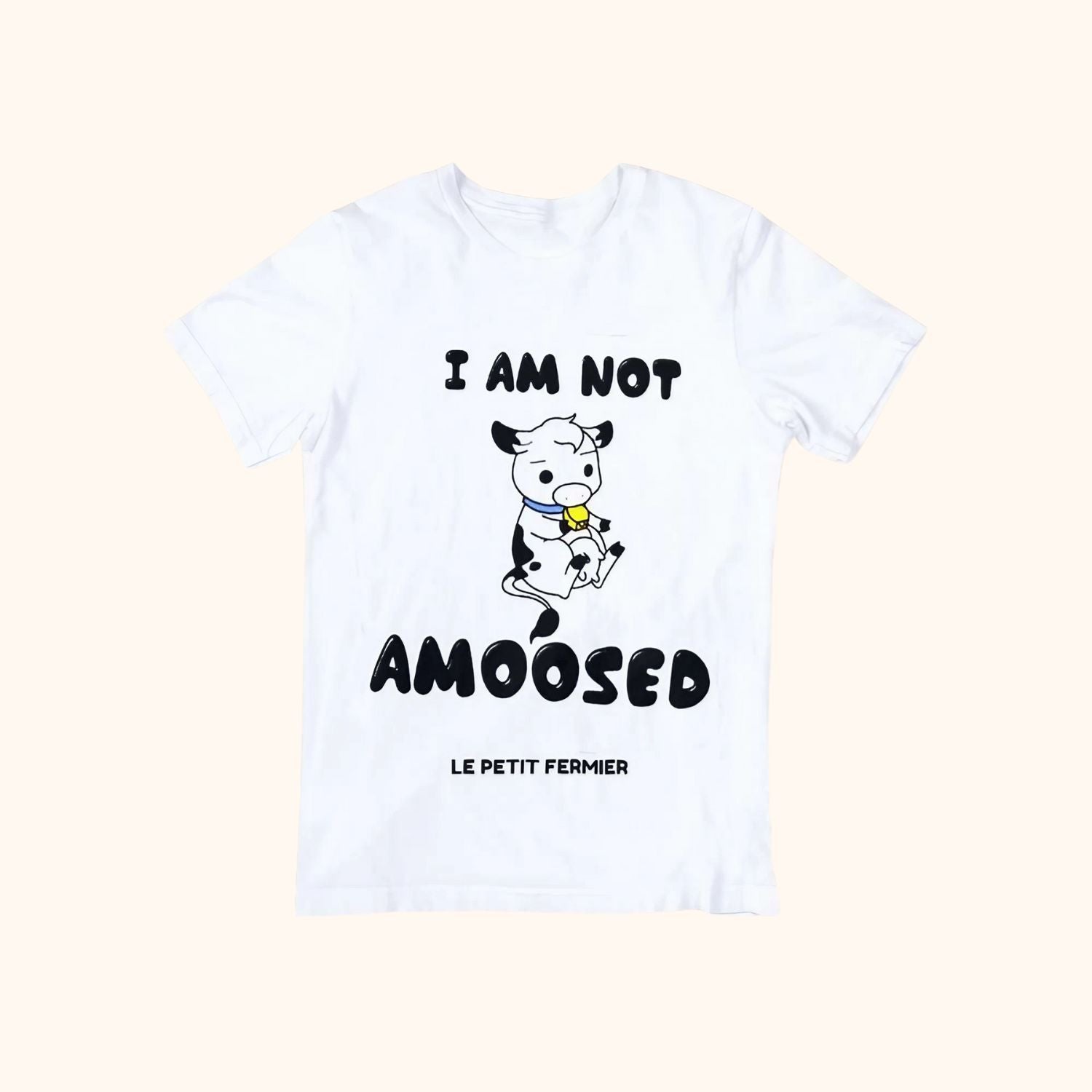 T-shirt vache I AM NOT AMOOSED