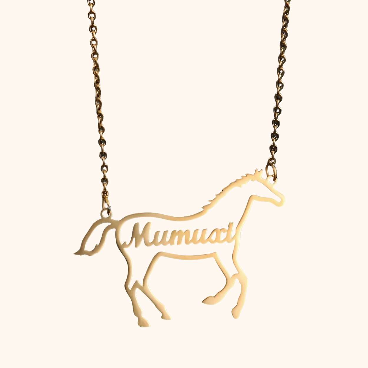 Collier cheval personnalisé ORION