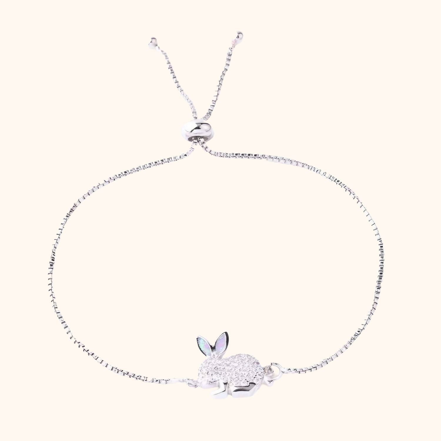 Bracelet lapin en cristal