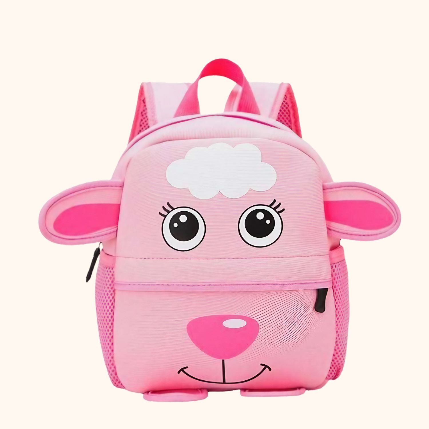 Sac à dos rose mouton