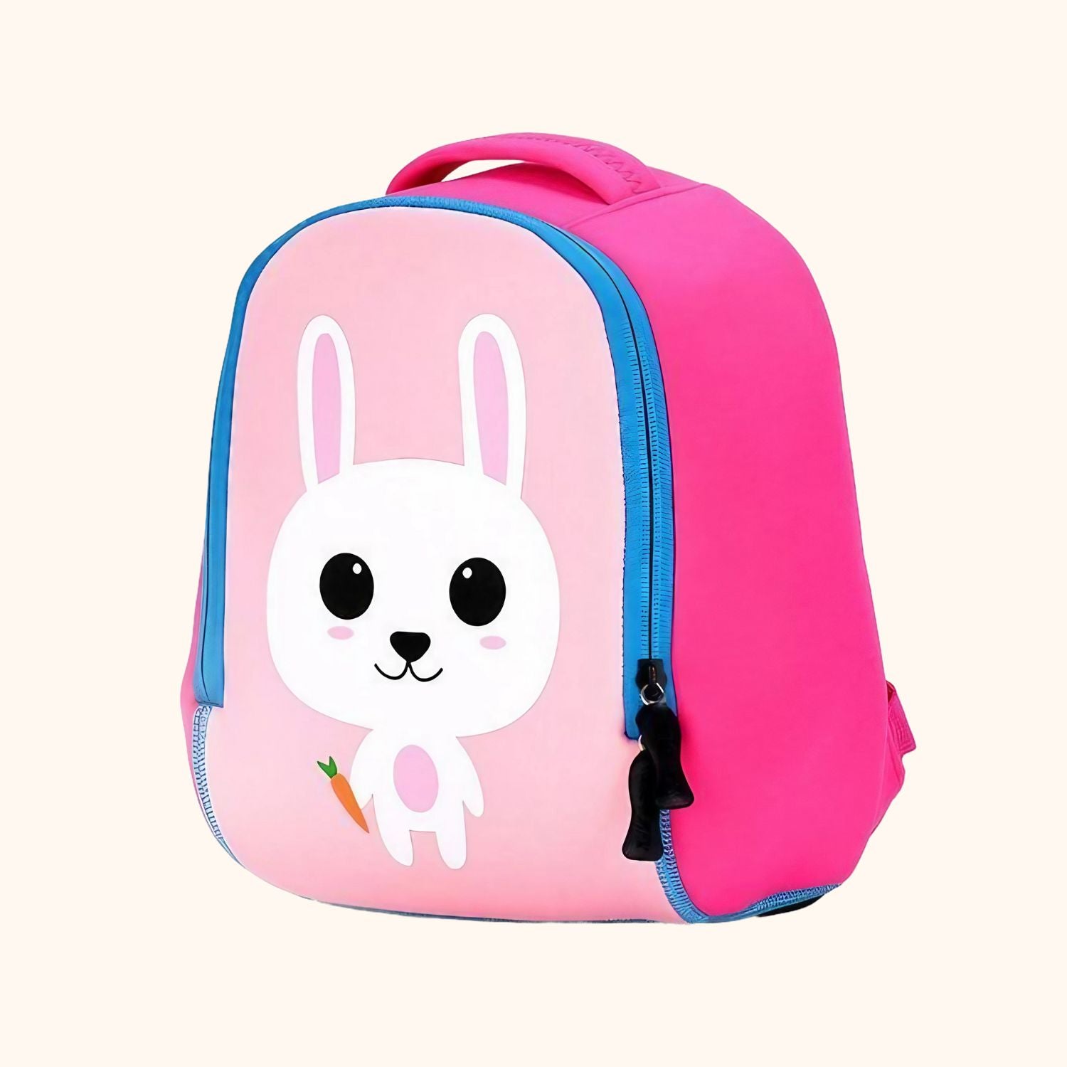 Sac à dos rose lapin et sa carotte